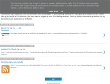 Tablet Screenshot of blog.danskherognu.dk